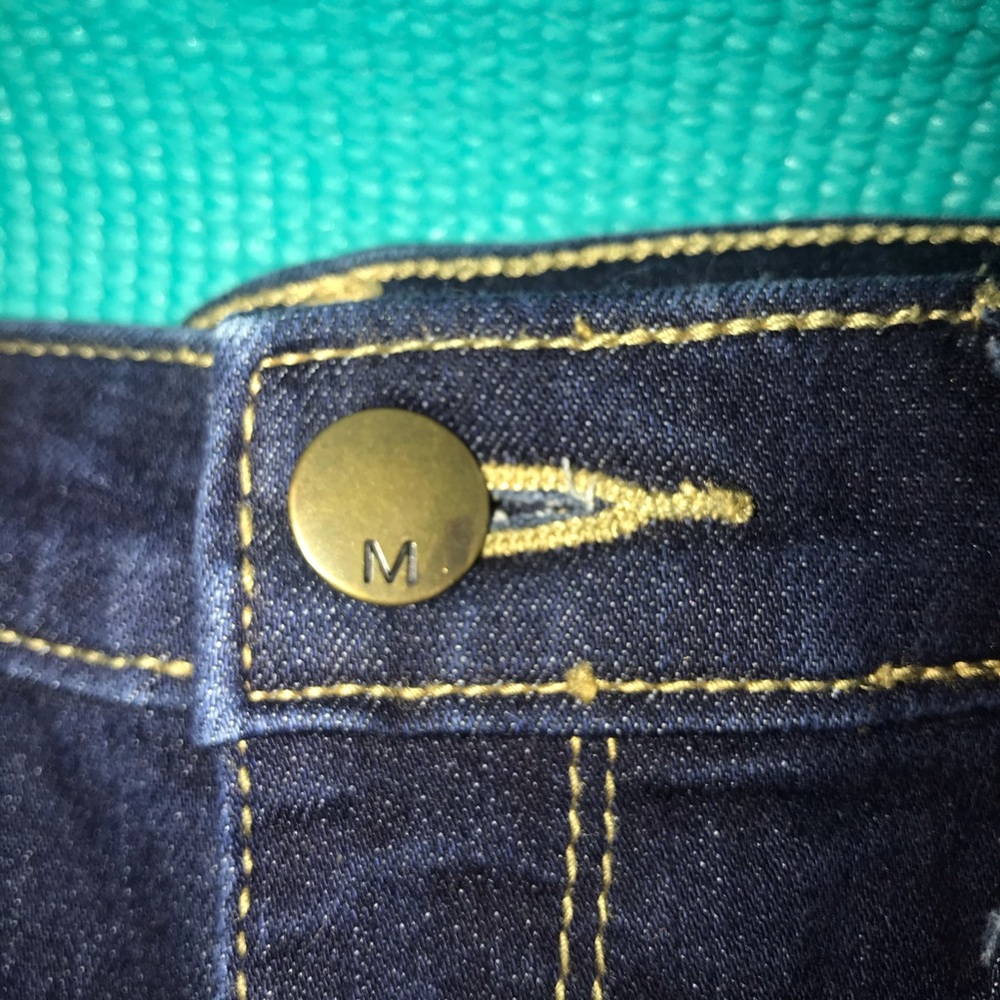 Dark blue jeans